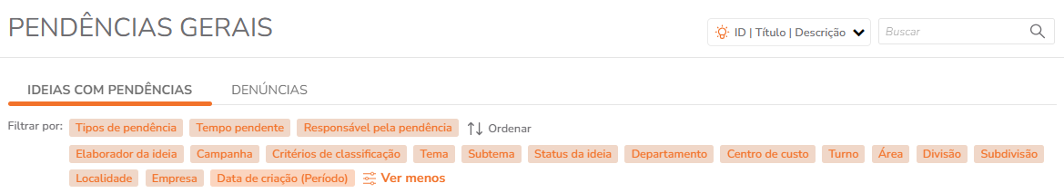 Filtros estendidos em ação