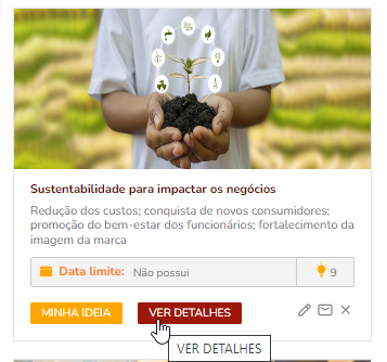 Botão Ver Detalhes da campanha