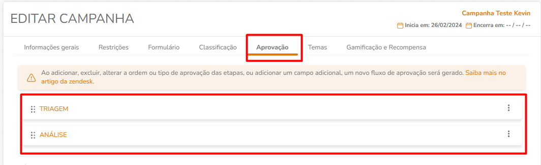 Exemplo de ideia enviada para campanha