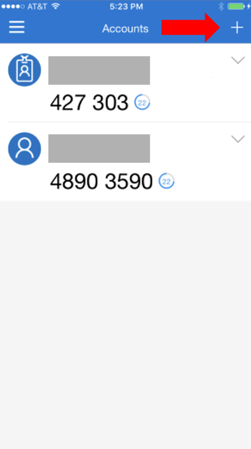 Microsoft Authenticator - adicionar conta