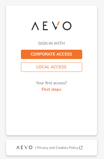 How to Log In to the Platform – AEVO Support